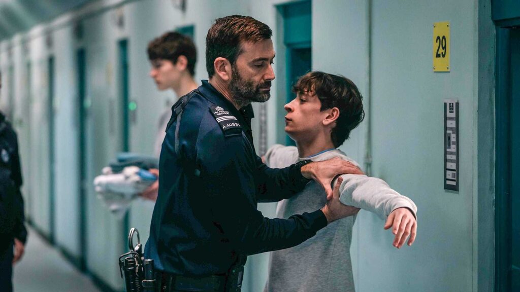 Bobby Bailey (David Tennant), James (Louis McCartney) (Image: BBC/BBC Studios/Peter Marley)